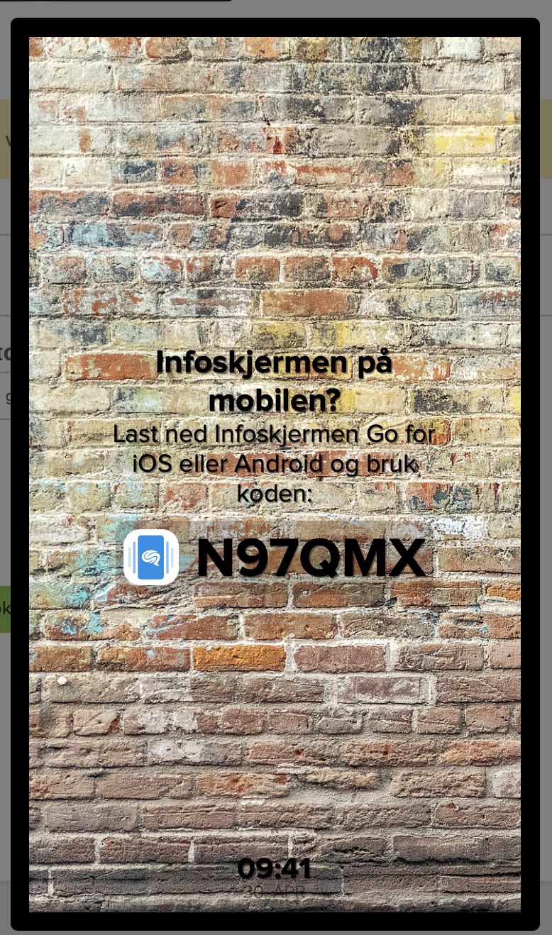 InfoskjermenApp